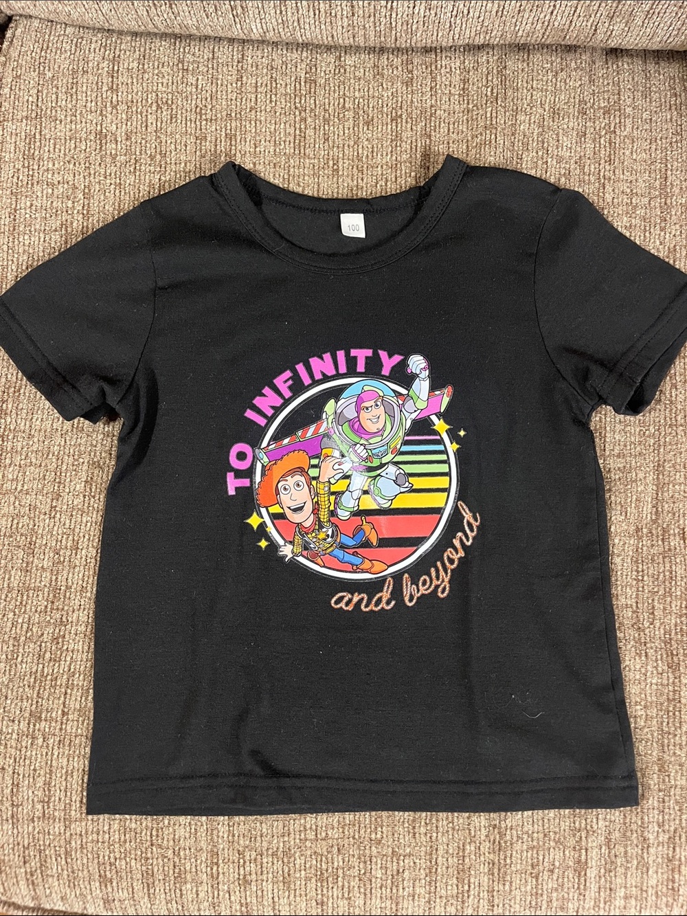 🍀6/$20 Toy Story to infinity and beyond tshirt kids
